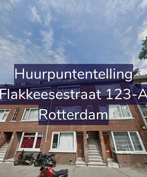 Foto gevel Huurpuntentelling voor Flakkeesestraat 123-A, Rotterdam