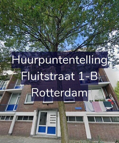 Foto gevel Huurpuntentelling voor Fluitstraat 1-B, Rotterdam