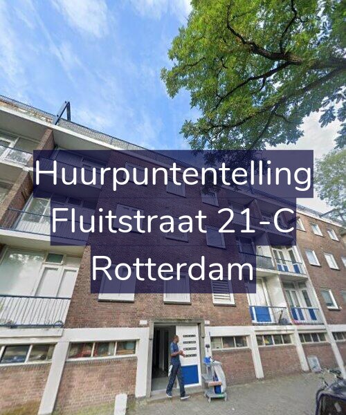 Foto gevel Huurpuntentelling voor Fluitstraat 21-C, Rotterdam