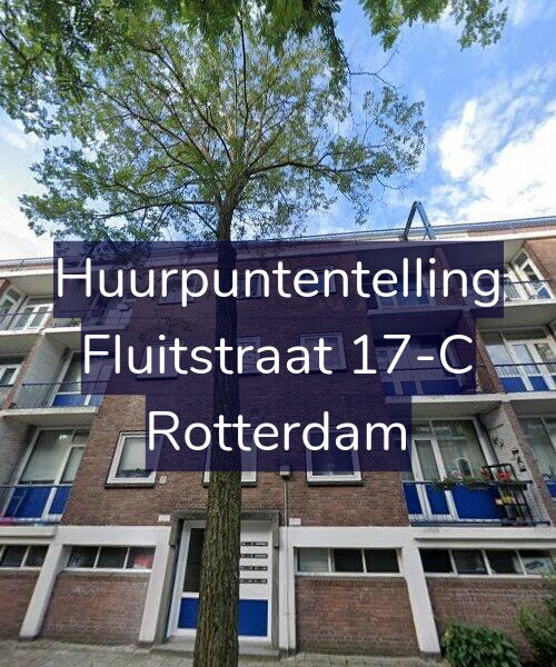 Foto gevel Huurpuntentelling voor Fluitstraat 17-C, Rotterdam