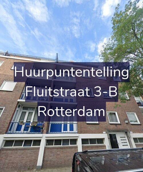 Foto gevel Huurpuntentelling voor Fluitstraat 3-B, Rotterdam
