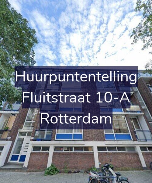 Foto gevel Huurpuntentelling voor Fluitstraat 10-A, Rotterdam