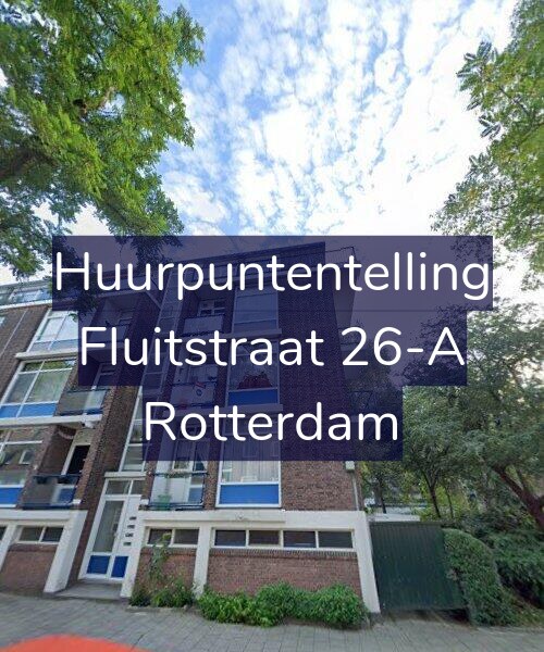 Foto gevel Huurpuntentelling voor Fluitstraat 26-A, Rotterdam