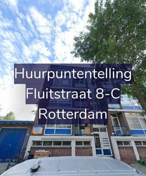 Foto gevel Huurpuntentelling voor Fluitstraat 8-C, Rotterdam