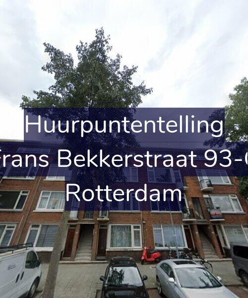 Foto gevel Huurpuntentelling voor Frans Bekkerstraat 93-C, Rotterdam
