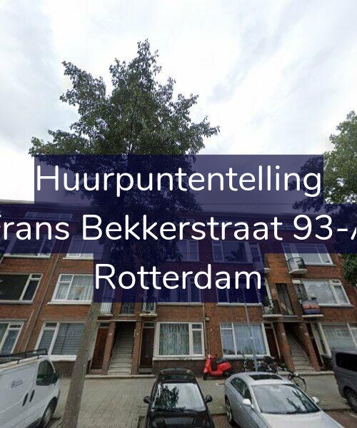 Foto gevel Huurpuntentelling voor Frans Bekkerstraat 93-A, Rotterdam