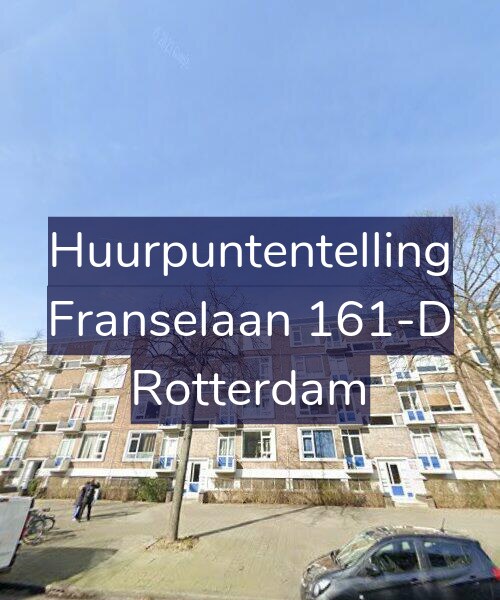 Foto gevel Huurpuntentelling voor Franselaan 161-D, Rotterdam