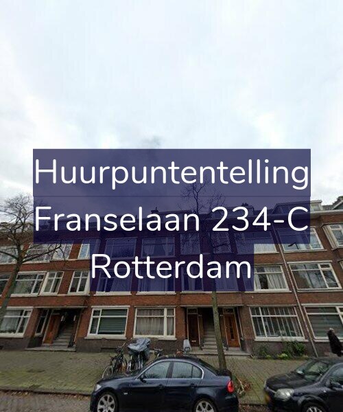 Foto gevel Huurpuntentelling voor Franselaan 234-C, Rotterdam