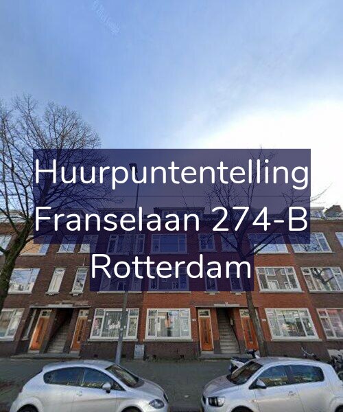 Foto gevel Huurpuntentelling voor Franselaan 274-B, Rotterdam