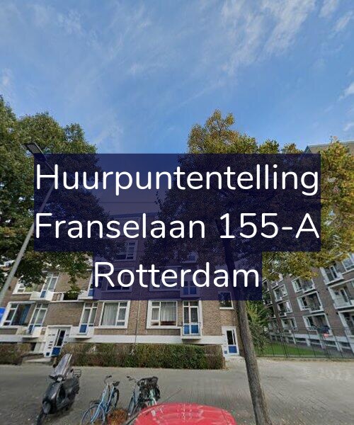 Foto gevel Huurpuntentelling voor Franselaan 155-A, Rotterdam