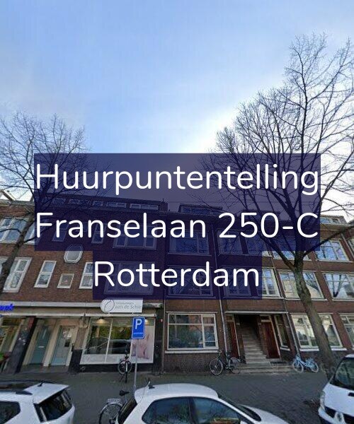 Foto gevel Huurpuntentelling voor Franselaan 250-C, Rotterdam