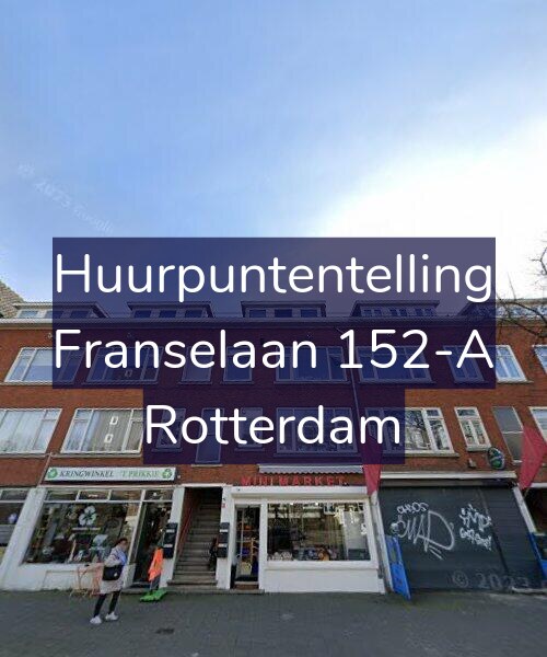 Foto gevel Huurpuntentelling voor Franselaan 152-A, Rotterdam