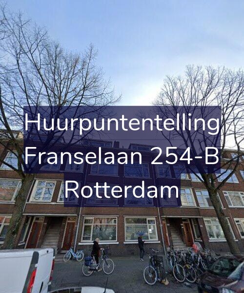 Foto gevel Huurpuntentelling voor Franselaan 254-B, Rotterdam