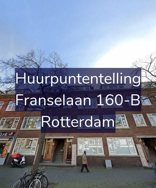 Foto gevel Huurpuntentelling voor Franselaan 160-B, Rotterdam