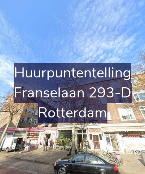 Foto gevel Huurpuntentelling voor Franselaan 293-D, Rotterdam