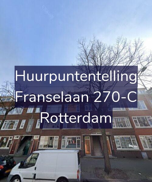 Foto gevel Huurpuntentelling voor Franselaan 270-C, Rotterdam