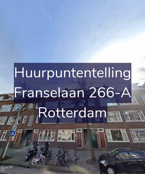 Foto gevel Huurpuntentelling voor Franselaan 266-A, Rotterdam