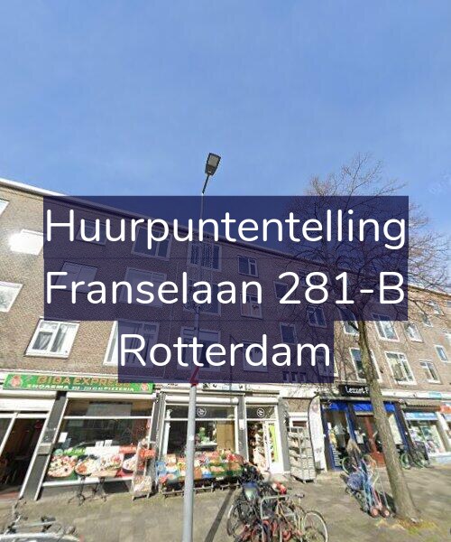 Foto gevel Huurpuntentelling voor Franselaan 281-B, Rotterdam