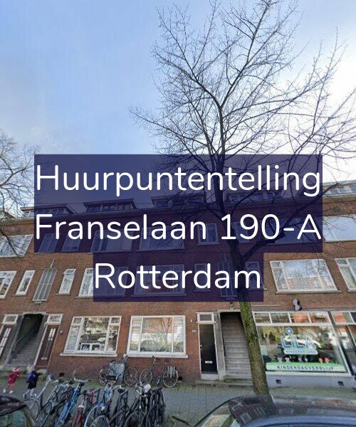 Foto gevel Huurpuntentelling voor Franselaan 190-A, Rotterdam