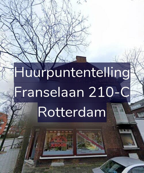 Foto gevel Huurpuntentelling voor Franselaan 210-C, Rotterdam