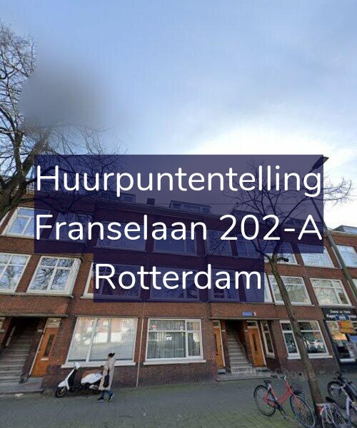 Foto gevel Huurpuntentelling voor Franselaan 202-A, Rotterdam