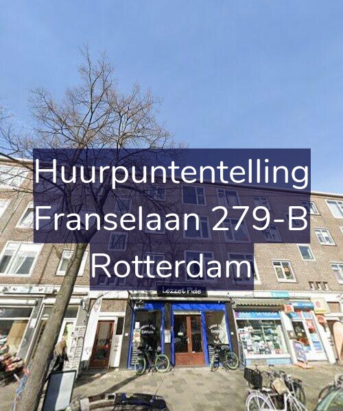 Foto gevel Huurpuntentelling voor Franselaan 279-B, Rotterdam