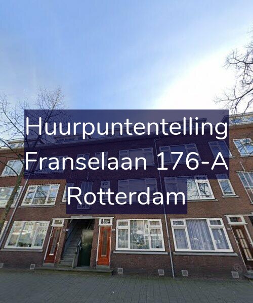 Foto gevel Huurpuntentelling voor Franselaan 176-A, Rotterdam