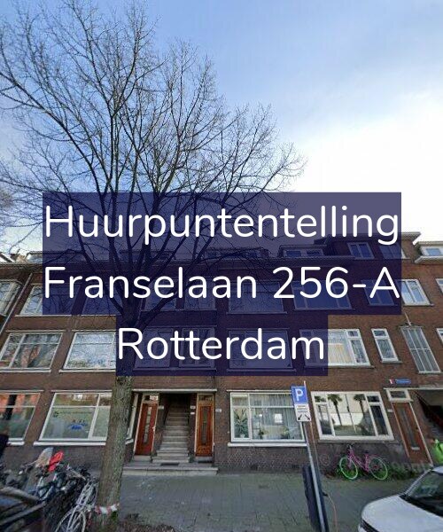 Foto gevel Huurpuntentelling voor Franselaan 256-A, Rotterdam
