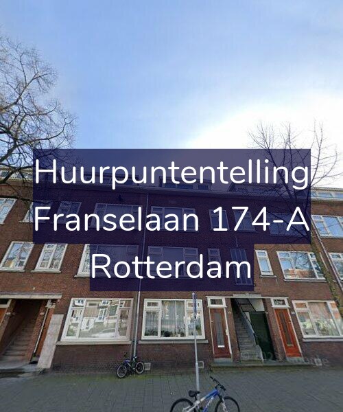 Foto gevel Huurpuntentelling voor Franselaan 174-A, Rotterdam