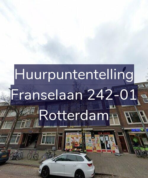 Foto gevel Huurpuntentelling voor Franselaan 242-01, Rotterdam