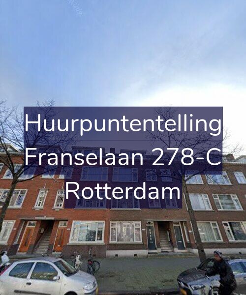 Foto gevel Huurpuntentelling voor Franselaan 278-C, Rotterdam