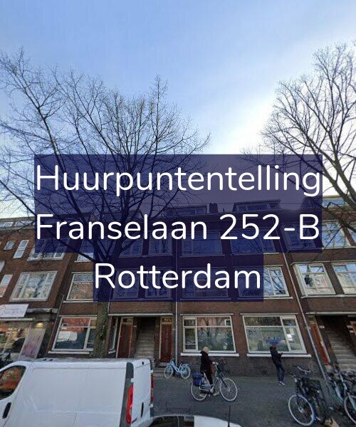Foto gevel Huurpuntentelling voor Franselaan 252-B, Rotterdam