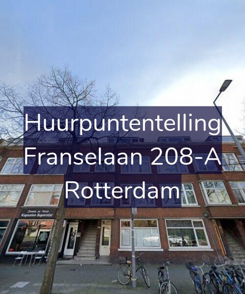Foto gevel Huurpuntentelling voor Franselaan 208-A, Rotterdam