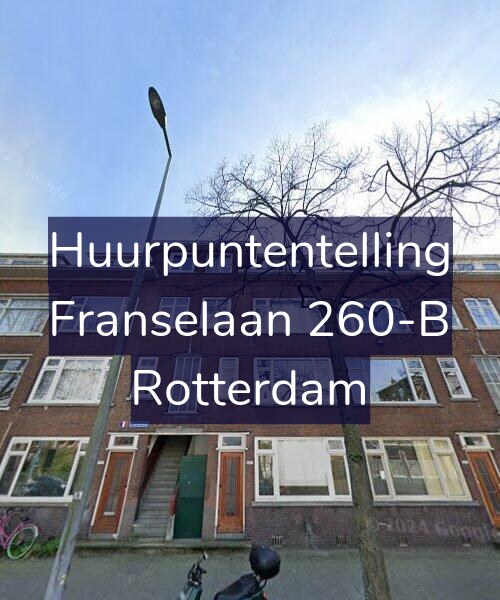 Foto gevel Huurpuntentelling voor Franselaan 260-B, Rotterdam