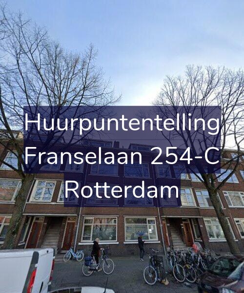 Foto gevel Huurpuntentelling voor Franselaan 254-C, Rotterdam