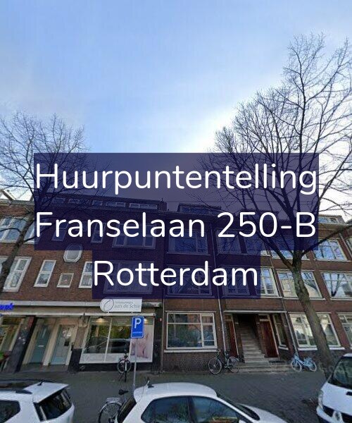 Foto gevel Huurpuntentelling voor Franselaan 250-B, Rotterdam