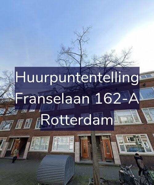 Foto gevel Huurpuntentelling voor Franselaan 162-A, Rotterdam