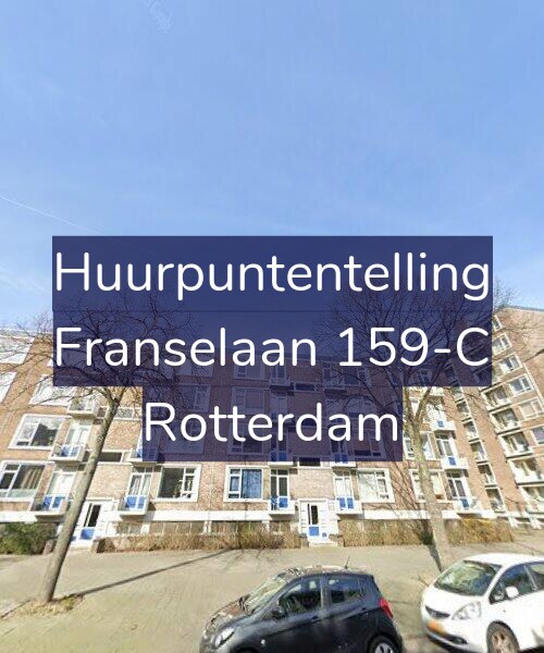Foto gevel Huurpuntentelling voor Franselaan 159-C, Rotterdam