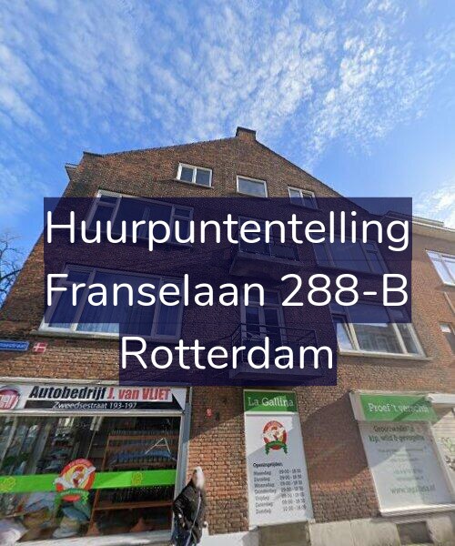 Foto gevel Huurpuntentelling voor Franselaan 288-B, Rotterdam