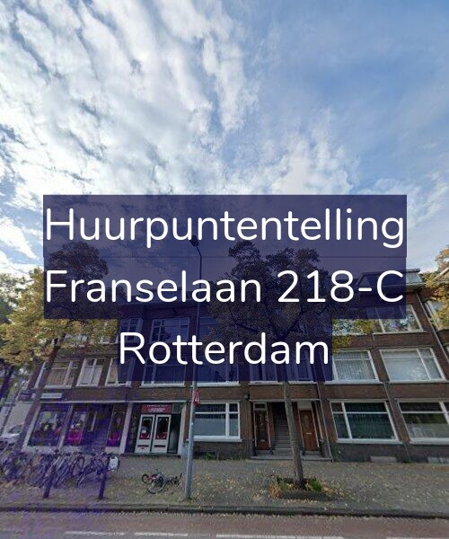 Foto gevel Huurpuntentelling voor Franselaan 218-C, Rotterdam