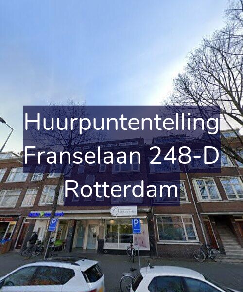 Foto gevel Huurpuntentelling voor Franselaan 248-D, Rotterdam