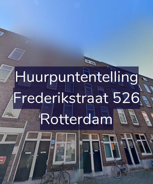 Foto gevel Huurpuntentelling voor Frederikstraat 526, Rotterdam