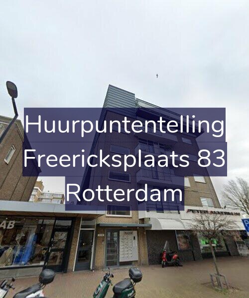 Foto gevel Huurpuntentelling voor Freericksplaats 83, Rotterdam