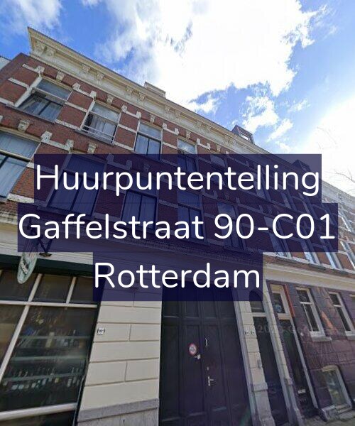 Foto gevel Huurpuntentelling voor Gaffelstraat 90-C01, Rotterdam