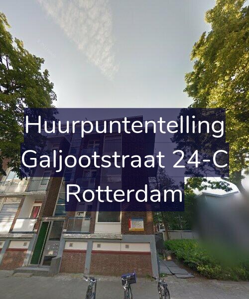Foto gevel Huurpuntentelling voor Galjootstraat 24-C, Rotterdam