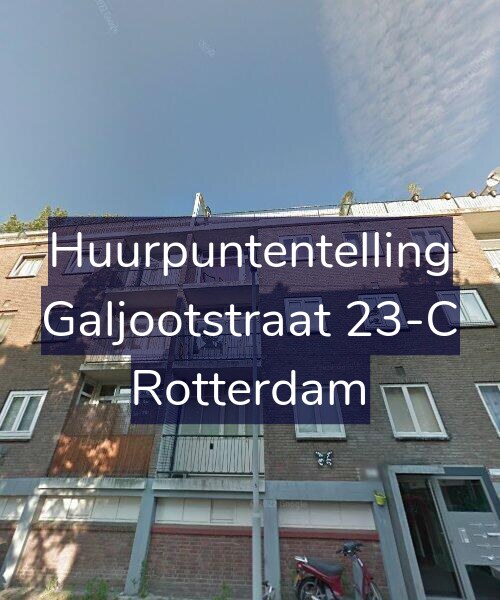 Foto gevel Huurpuntentelling voor Galjootstraat 23-C, Rotterdam