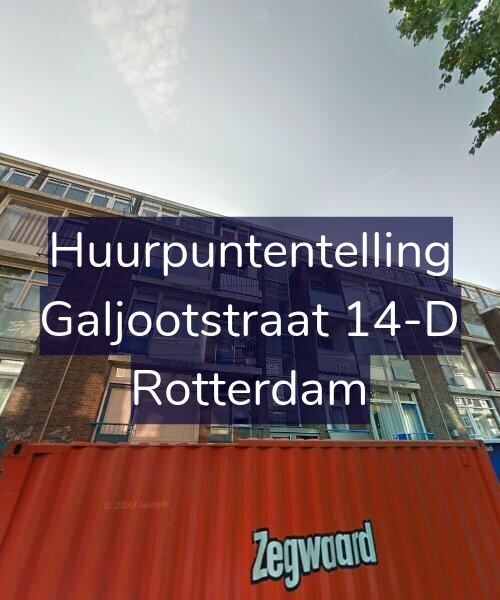 Foto gevel Huurpuntentelling voor Galjootstraat 14-D, Rotterdam