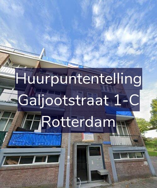 Foto gevel Huurpuntentelling voor Galjootstraat 1-C, Rotterdam