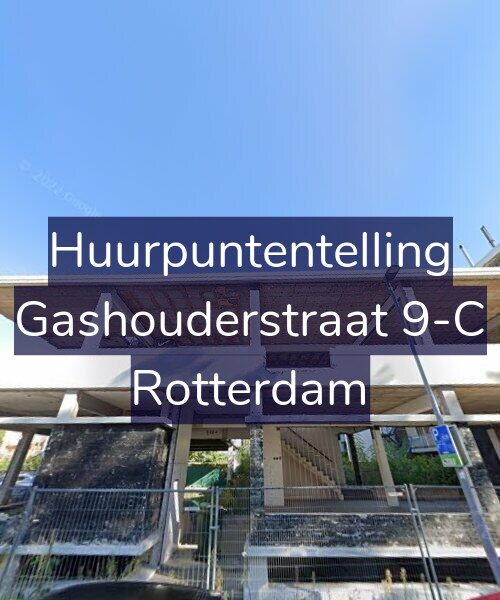 Foto gevel Huurpuntentelling voor Gashouderstraat 9-C, Rotterdam