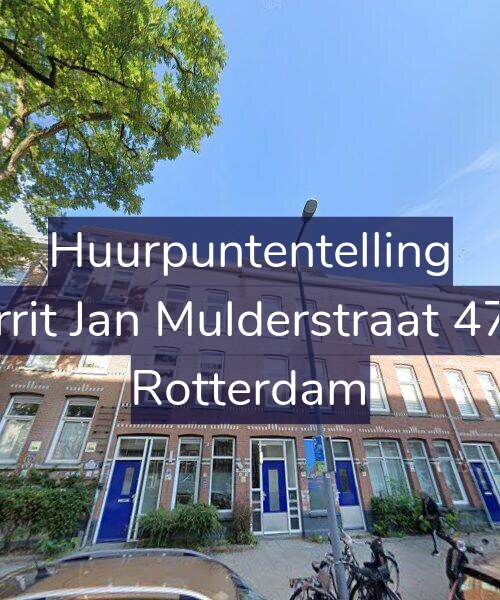Foto gevel Huurpuntentelling voor Gerrit Jan Mulderstraat 47-A, Rotterdam